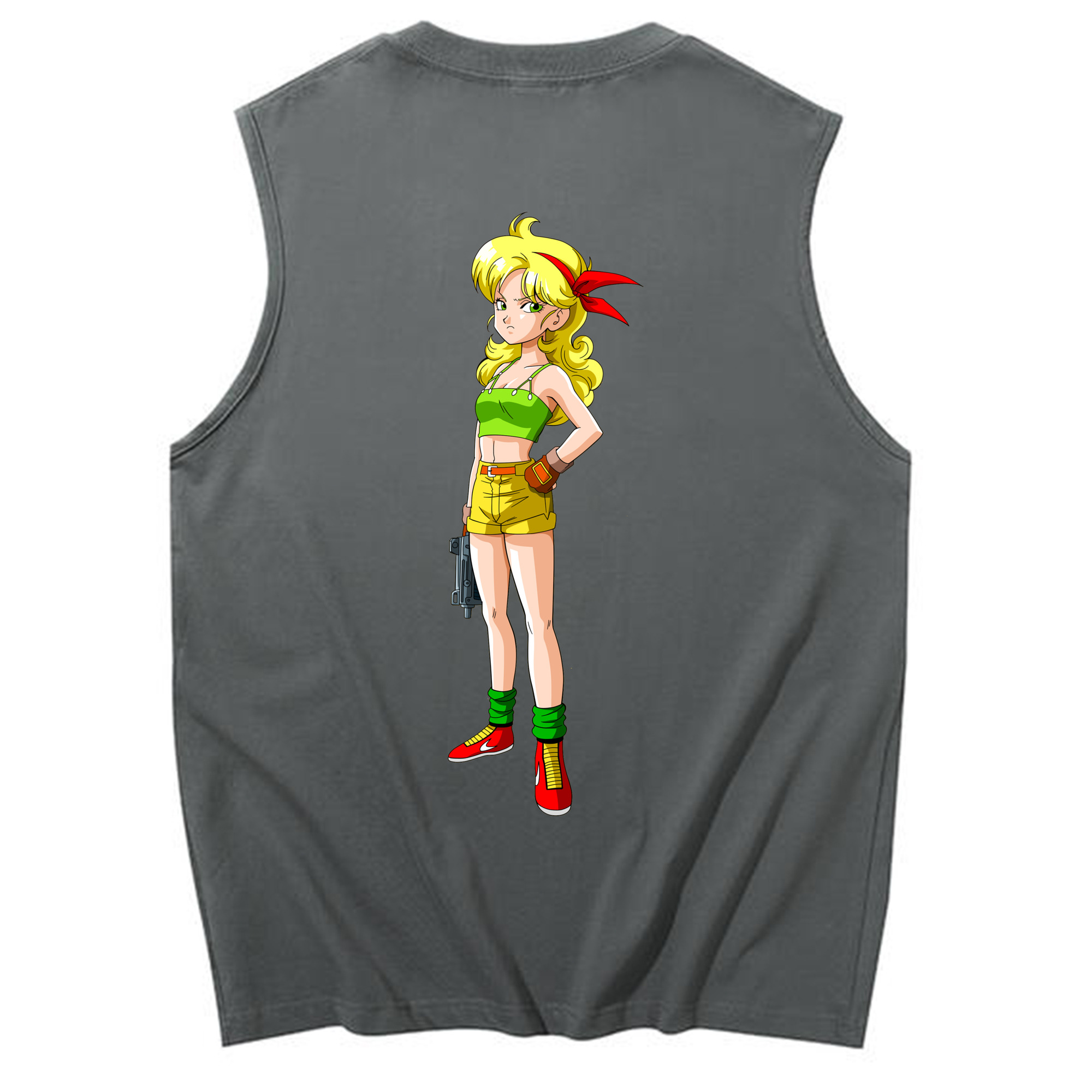 （画像用） ドラゴンボール DRAGON BALL コットン100％タンクトップ（背面プリント）